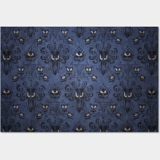 Ghostly Haunted Mansion Wallpaper Posters and Art